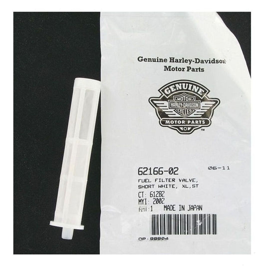 Harley-Davidson Short White Fuel-Valve Filter for XL/Softail | 62166-02