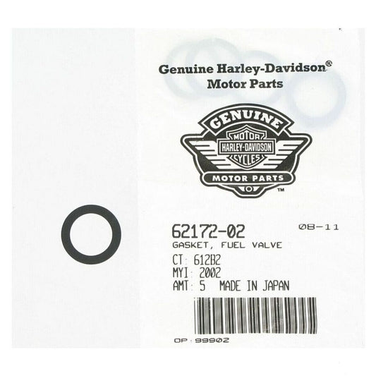 Harley-Davidson 62172-02 GASKET, FUEL VALVE