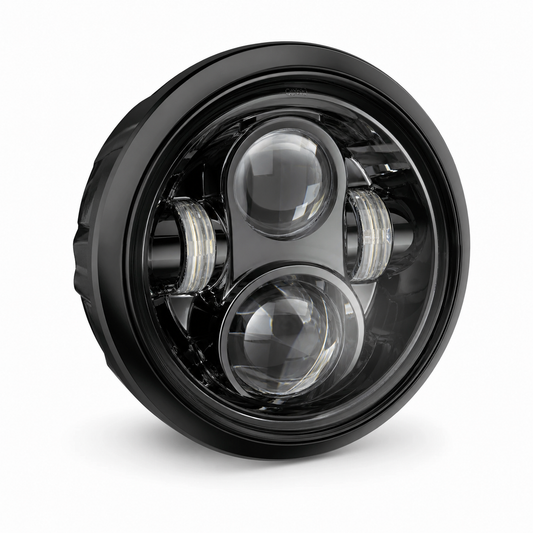 Harley-Davidson 67700042A 7 in Daymaker LED 頭燈－亮黑