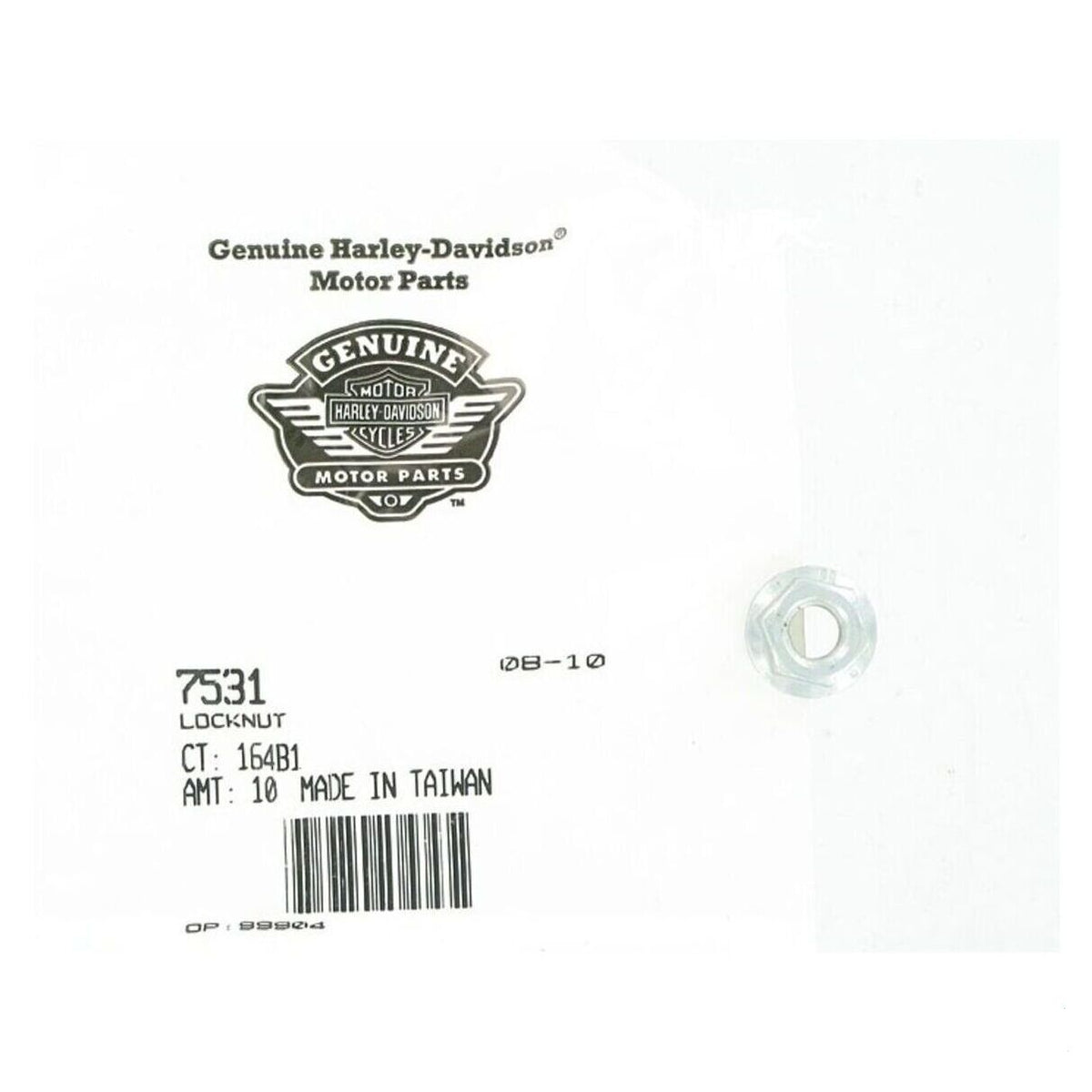 Harley-Davidson 7531 LOCKNUT.