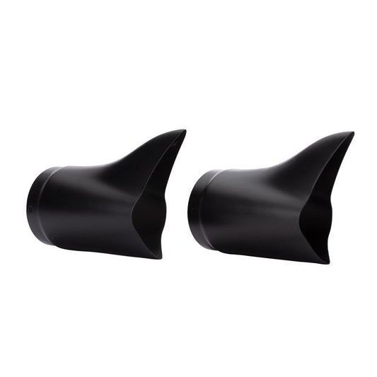 Indian Motorcycle 2879532-266 matte black fish tail exhaust tips