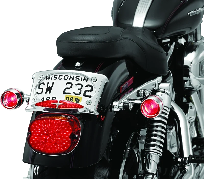Kuryakyn Deep Dish Red Lens and Bezel Kit | 2020-0010