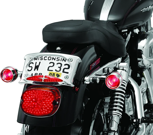 Kuryakyn Deep Dish Red Lens and Bezel Kit | 2020-0010