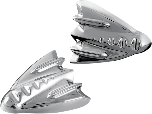 Kuryakyn Chrome FLHX Mirror-Mount Cover Plates | 3767