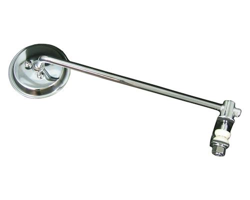 Neofactory 000205 chrome 3-inch long-stem mirror with clamp