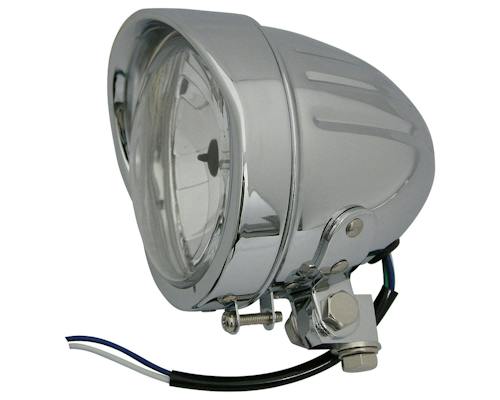Neofactory 000492 4-1/2 in Ribbed Euro headlight, chrome