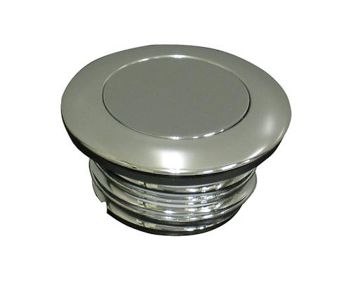 Neofactory 000631 chrome pop-up screw-type gas cap for EVO split tank left side