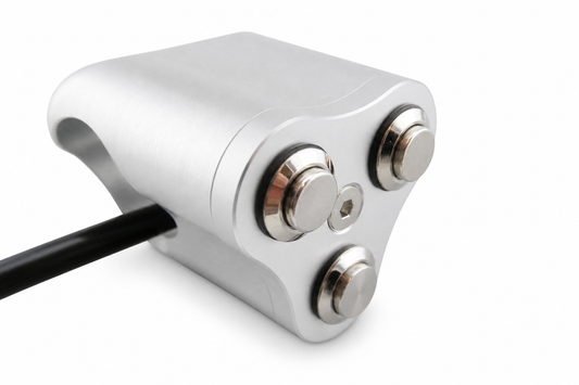 MS Pro 100262 CNC Switch Kits Silver Anodized