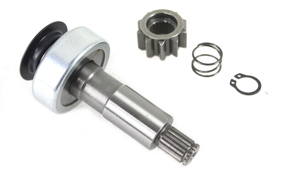MotoTown Starter Drive Assembly, OEM 31400053 - Silver / Black for 2017-2024 Milwaukee-Eight 6-Speed