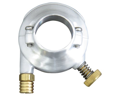 MotoTown Single-Cable Old-School Throttle Housing - Polished
