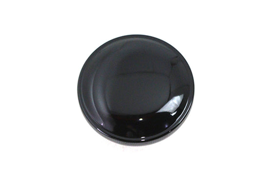MotoTown Smooth Ratcheting Vented Gas Cap, OEM 61272-92A - Gloss Black for 1996-1999 Softail