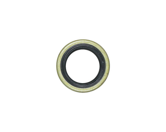 MotoTown 13 x 19 x 4.2 mm Steel-Case Shifter Shaft Oil Seal, OEM 37101-84B - Black / Gold-Tone