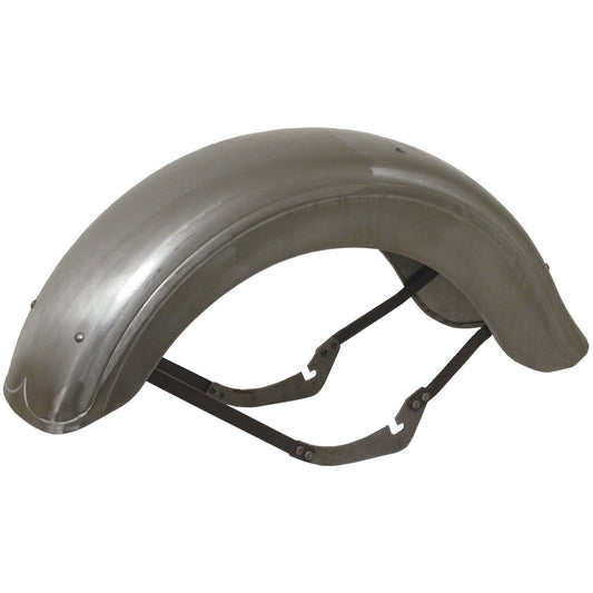 MotoTown Raw-Steel Springer Front Fender for WL 45 in. Flathead