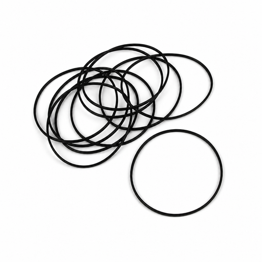 MotoTown 10-Pack Derby Cover O-Ring Set, OEM 25463-94A - Black for 1994+ Sportster XL