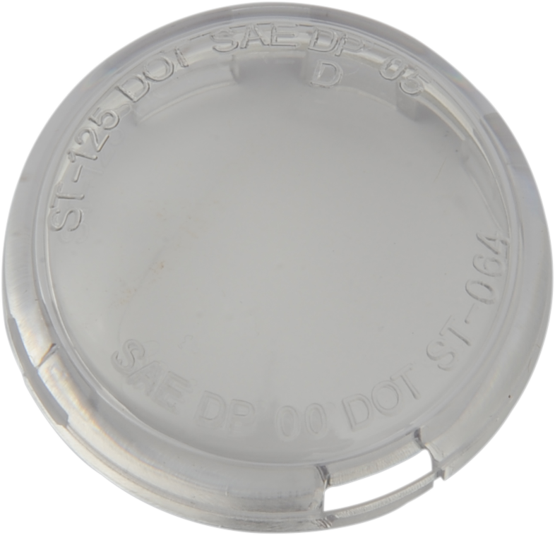 MotoTown Clear Deuce-Style Bullet Turn Signal Lens, OEM 69324-02 for Selected 2000+ H-D / 2002+ V-Rod Front