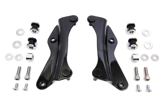 MotoTown Black 4-Point Detachable Docking Hardware Kit
