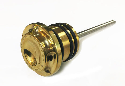 Rough Crafts RGC-130012 GROOVE OIL TANK FILL PLUG BRASS