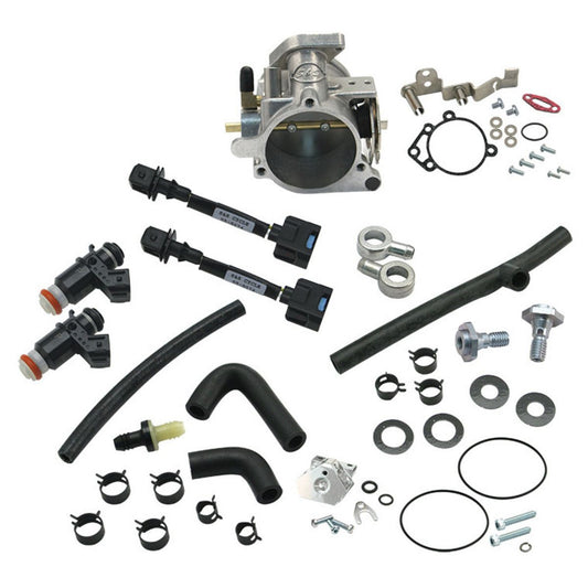 S&S Cycle 106-4407 58mm Single Bore EFI Throttle Body Kit with Fuel Rail