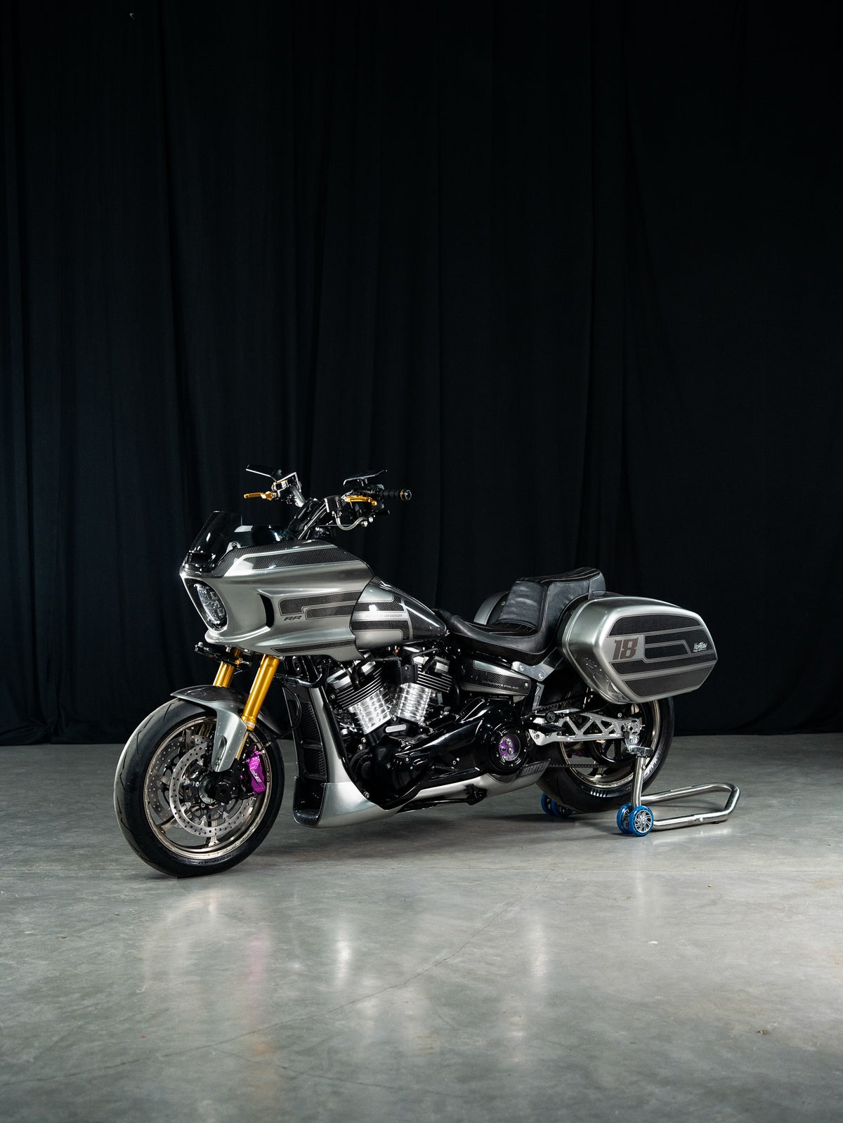 Megatron by Northlaw — the complete Low Rider ST in three-quarter view.
