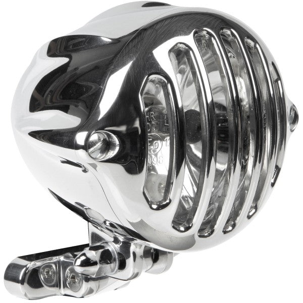 Thunderbike 42-99-570 Polished Aluminum 4 in. Alcatraz Headlight - Main View