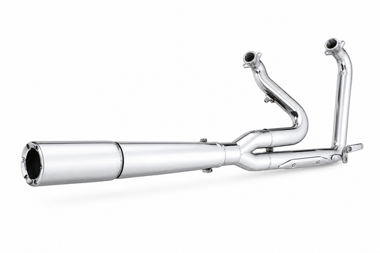 Vance & Hines 17387 Pro Pipe 2-Into-1 Exhaust System - Chrome - VH-1800-2575