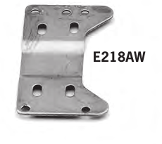 Paughco E218AW 5-Speed Transmission Mounting Plate - 1/2 in. Offset