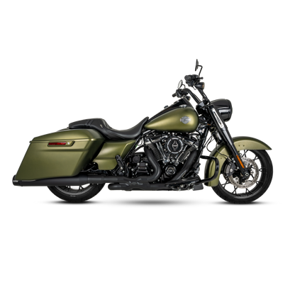 Vance & Hines 17-23 Harley Touring 車系 Blackbird 450 尾段排氣管 - 黑色 Contrast Finish 尾蓋｜46792