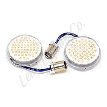Letric Lighting Deluxe 1157 bullet-style LED insert pair, unlit