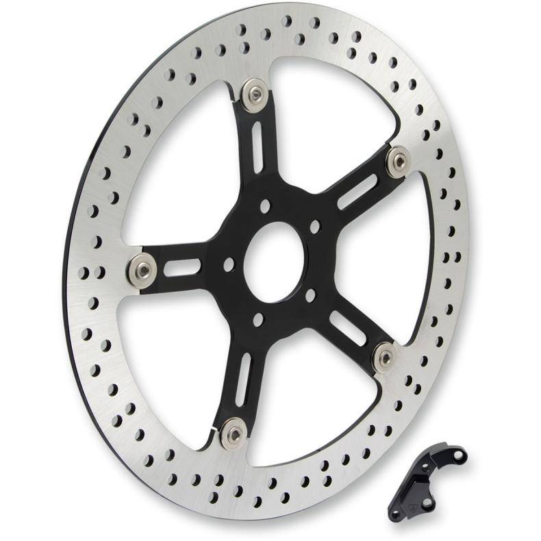 Arlen Ness 02-960 14 inch left floating brake rotor kit with caliper adapter