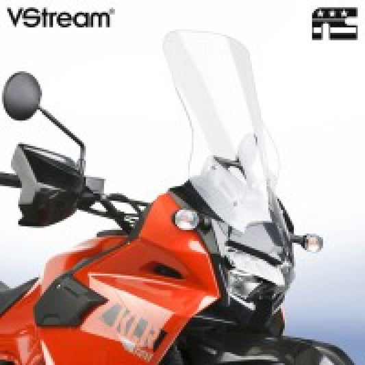 National Cycle 22+ Kawasaki KLR650 V Stream/ Wave 加高型 風鏡-透明｜N20141A