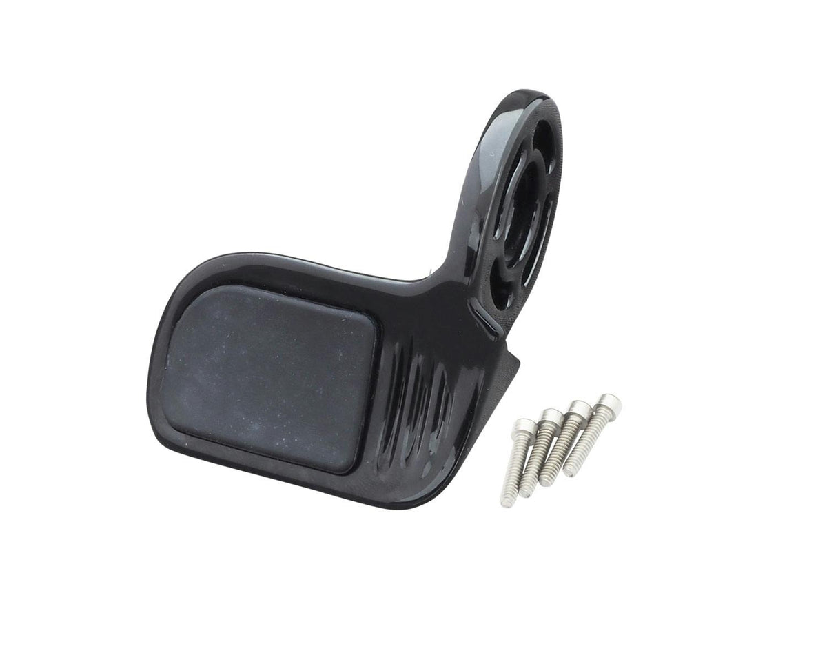 Kuryakyn Contoured ISO Throttle Boss - Gloss Black, right-side | 6318