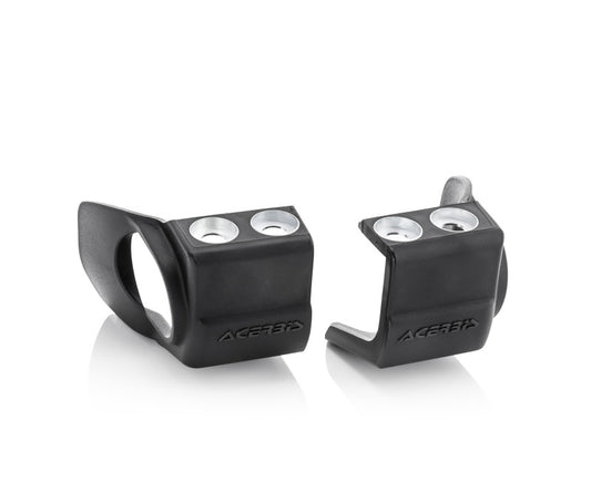 Acerbis 21+ Fantic/ 02+ Yam 125-450 YZ/ FX /X / YZF / WR250F/450F Fork Shoe Protectors - 黑色｜2709700001