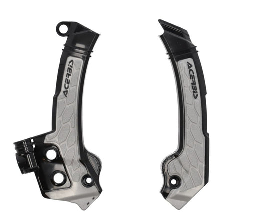 Acerbis 23+ Husqvarna FC/FX/ TC/ TXi/ FE/ TE 車架護蓋- X-握把 - 黑色/灰色｜2979601001