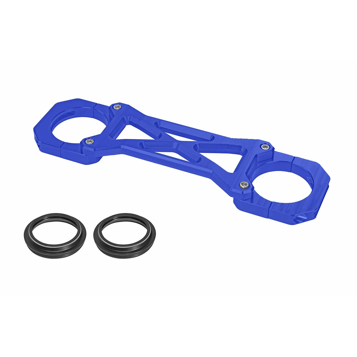 BLACK3 B3H0530BL Touring Fork Brace product photo, blue finish
