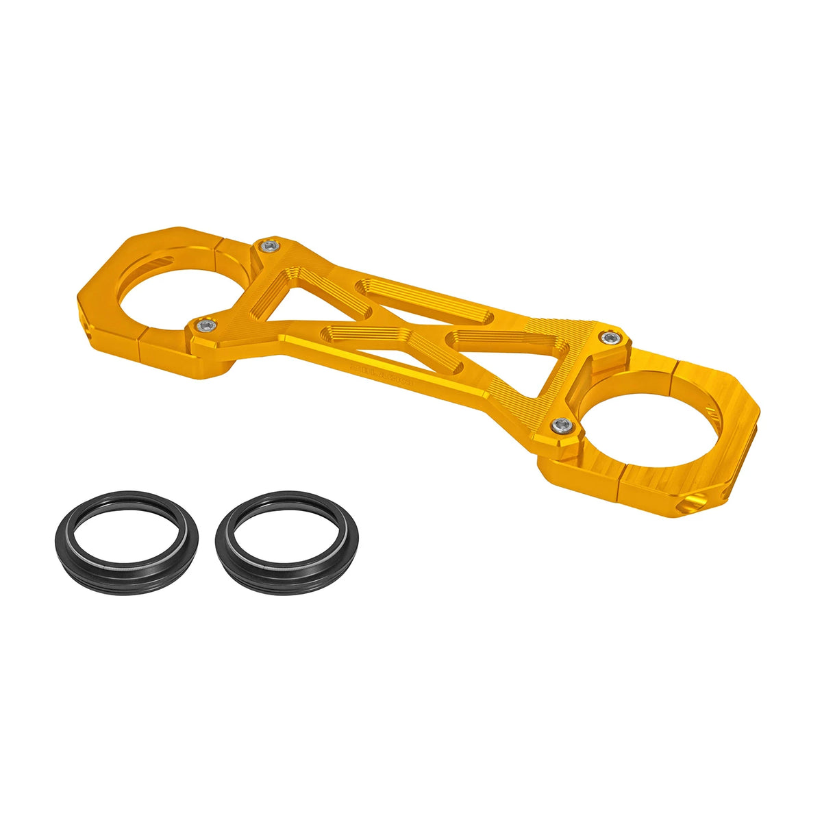 BLACK3 B3H0530GD Touring Fork Brace product photo, gold finish