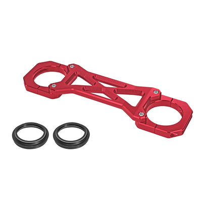 BLACK3 B3H0530RD Touring Fork Brace product photo, red finish
