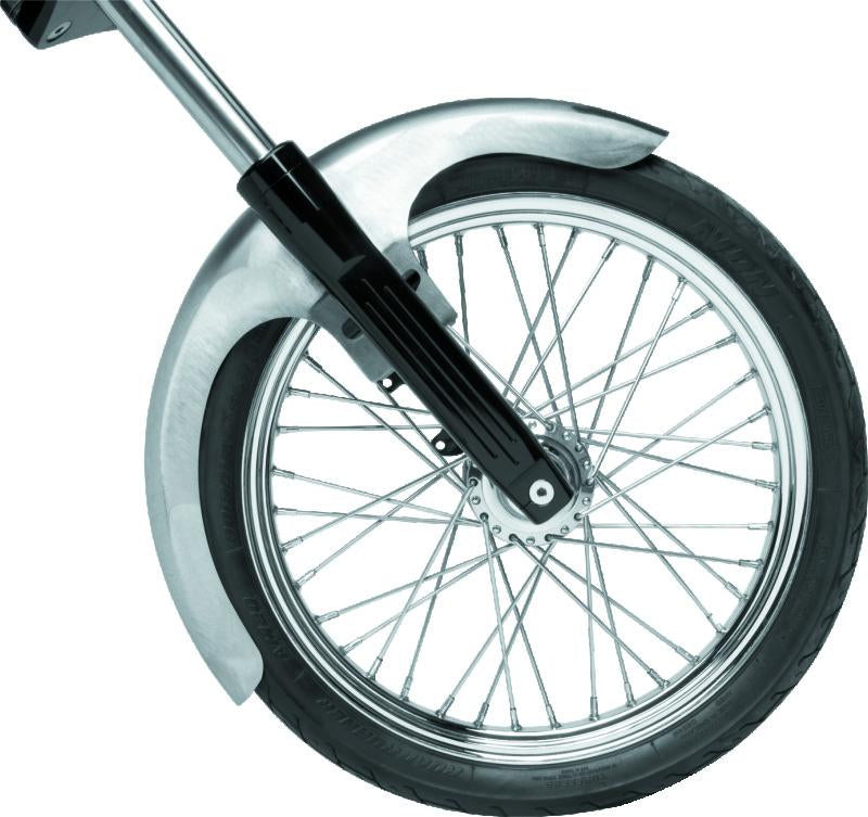 Bikers Choice Outlaw Raw 前側 Fender Wide Glide 21 吋 Wheel Undrilled 改裝型｜489663