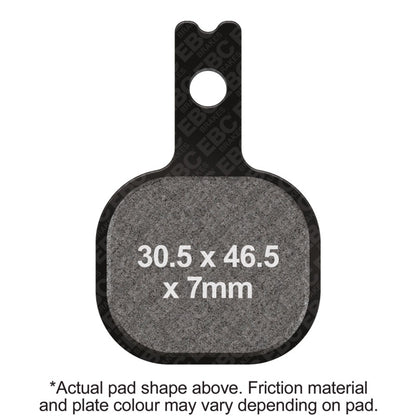 EBC ISR Calipers 22-034 (6 Piston 小型) 前側 有機材質 煞車來令片｜FA184