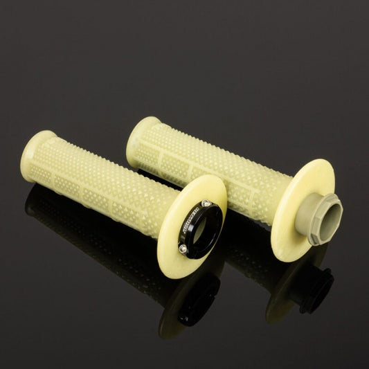 Renthal MX-R Works Lock On - 錐形/Half 格紋 - Aramid｜G240