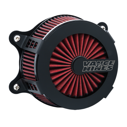 Vance & Hines VO2 Cage Fighter 黑色進氣套件｜Touring／Softail 40366