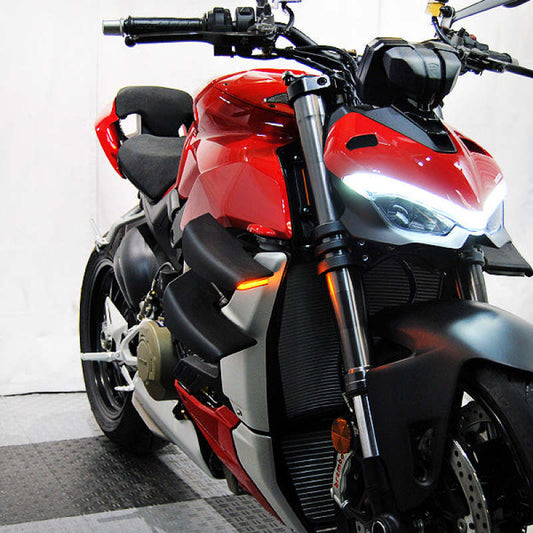 New Rage Cycles 20-24 Ducati Streetfighter V4/ 2020 V2 前側 方向燈｜SF-FB