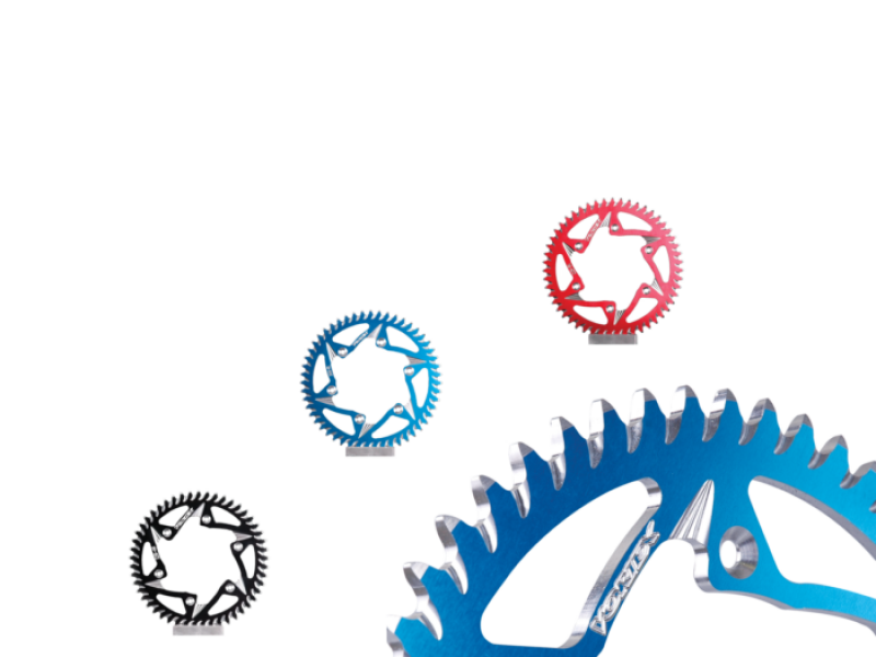 Vortex Racing 鋼製 後側 齒盤 525 43 齒- 黑色｜435CS-43