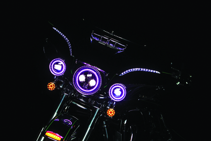 Kuryakyn Orbit Prism 7 吋 LED 頭燈 V2｜2478