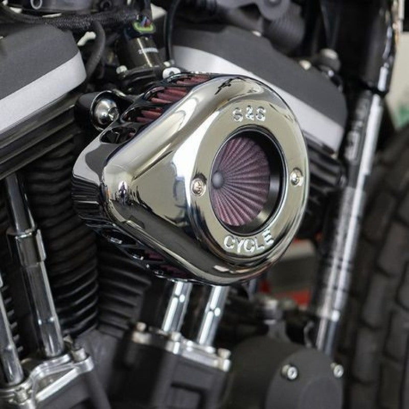 S&S Cycle 2007+ XL 車系 Stealth Air Stinger 附 鍍鉻 水滴造型｜170-0725A