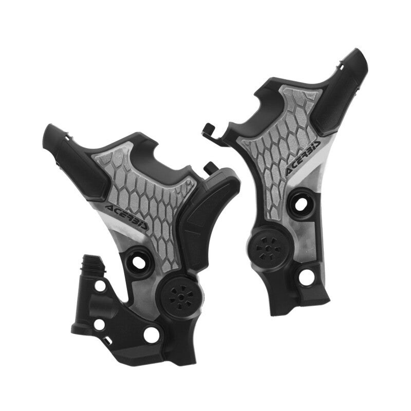 Acerbis 23+ Honda Transalp XL 750 車架護蓋- X-握把 - 黑色/灰色｜2983661001