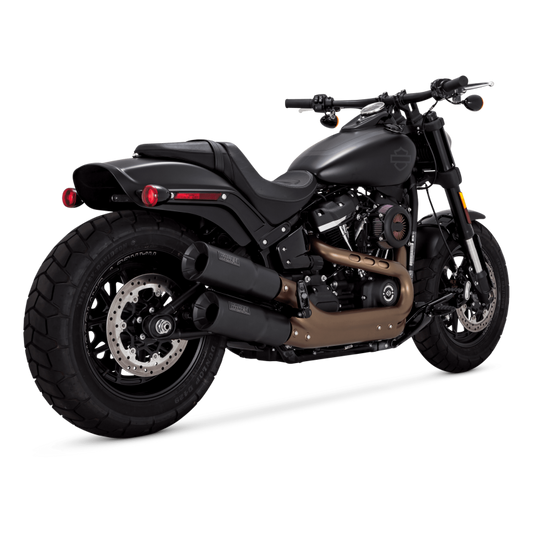 Vance & Hines Hi-Output 黑色排氣管尾段｜2018–2022 Fat Bob 46547