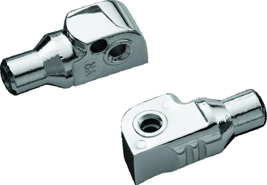 Kuryakyn 錐形 腳踏轉接座 Yamaha 後側 鍍鉻｜8811