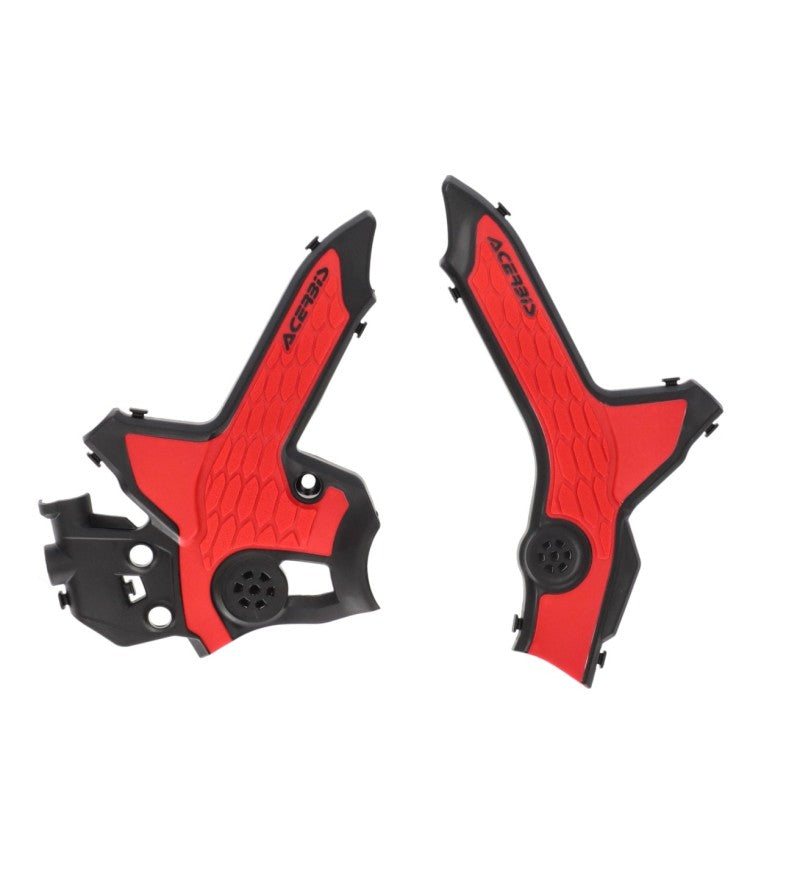Acerbis 21+ Honda CRF300L 車架護蓋- X-握把 - 黑色/紅色｜2979621042
