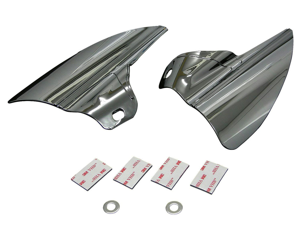 Kuryakyn Saddle Shields Heat Deflectors - Reflective Smoke / Pair | 1316