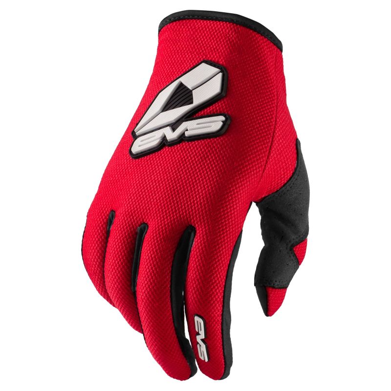 EVS Sport 紅色騎士手套實品圖